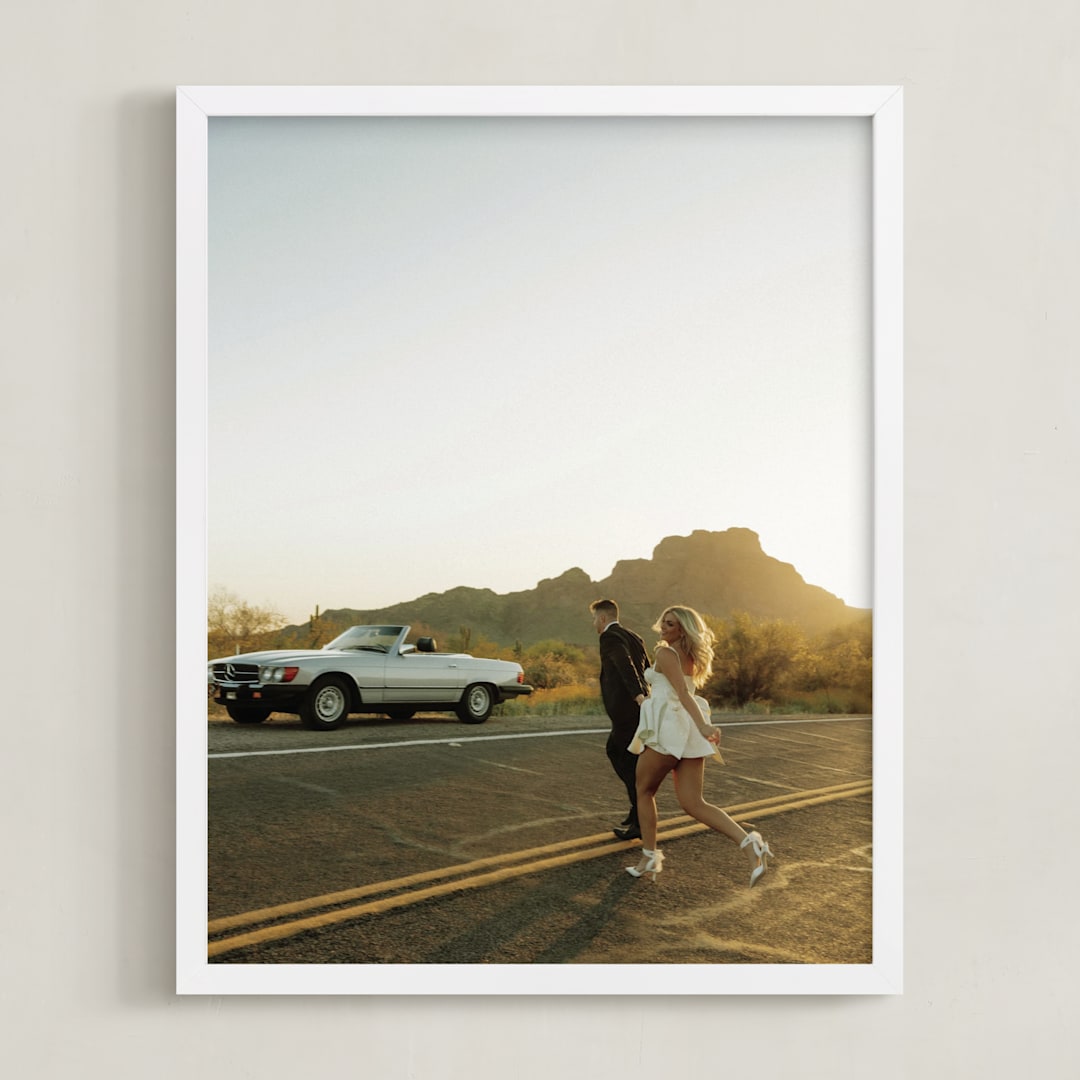 "The Big Picture: Portrait Framed Photo" - Framed Photo in White by Minted - Framed
