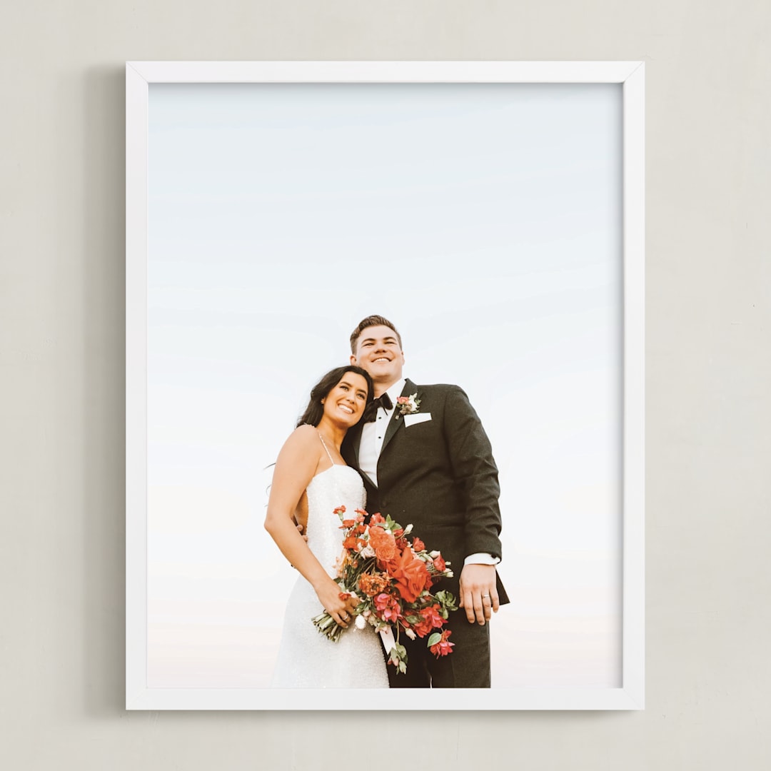 "The Big Picture: Valentine's Framed Photo" - Framed Photo in White by Minted - Framed