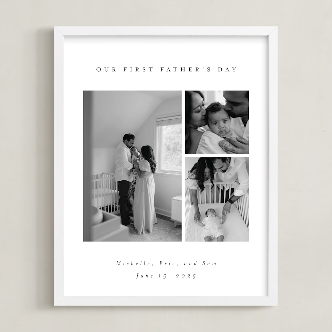 "Family Gallery: Portrait Framed Photo" - Framed Photo in Snow by Emily Sabol Goss - Framed
