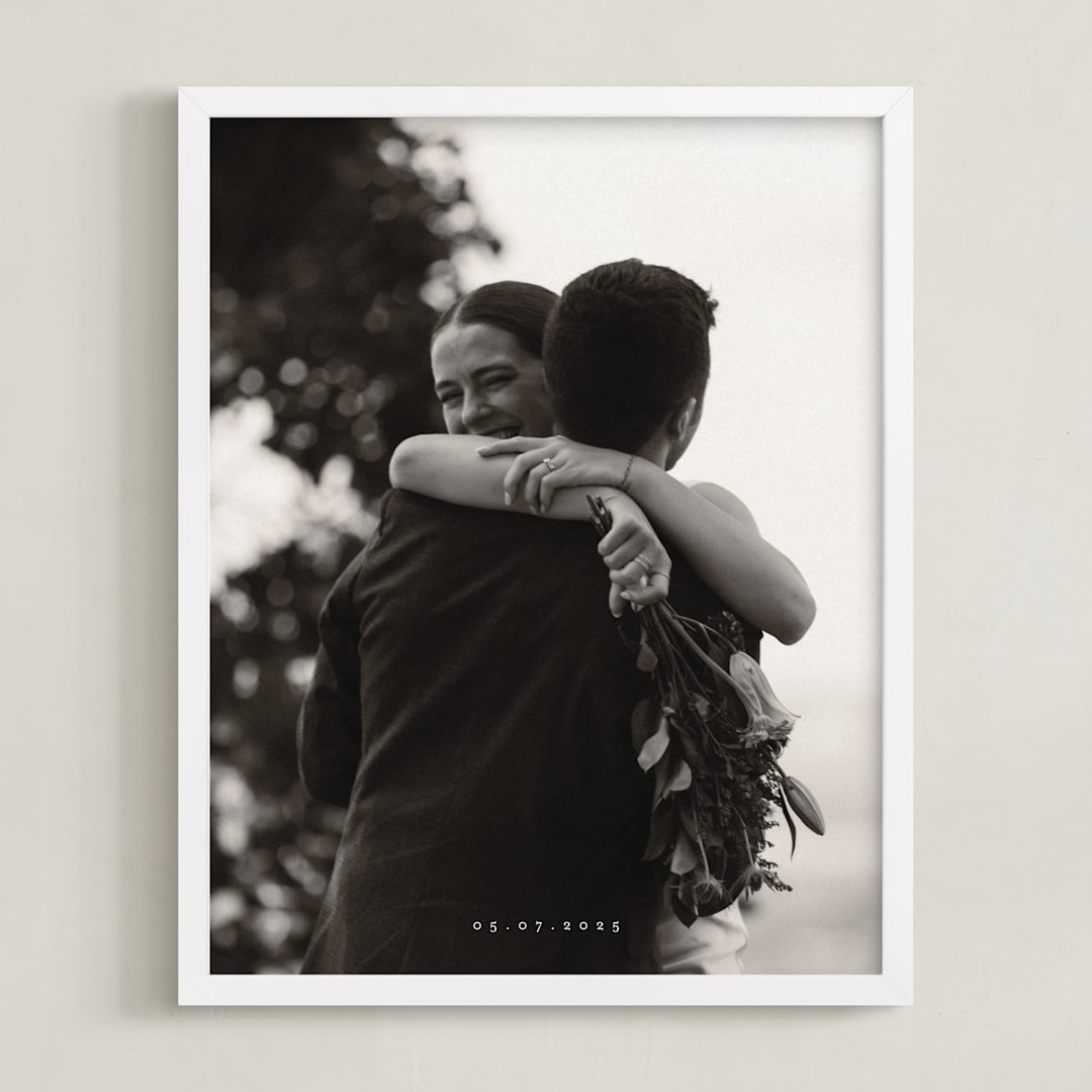 "Overlay: Portrait" - Framed Photo in Ivory by Pippa Shaw - Framed