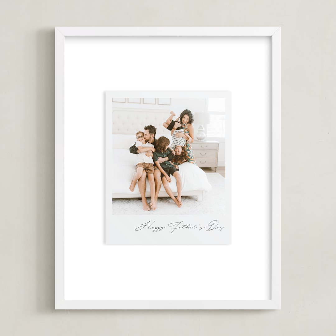 "Classic Snap: Portrait Framed Photo" - Framed Photo in Quartz by Minted - Framed