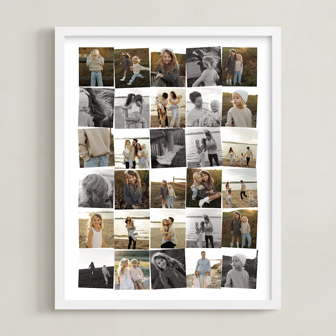 "Thirty Love" - Framed Photo in Vanilla by Inkblot Design - Framed