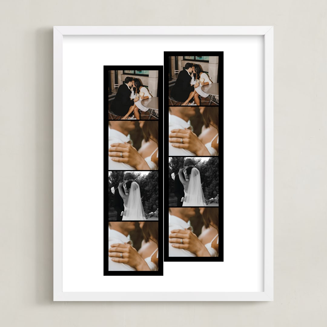 "Film" - Framed Photo in Cloud by Baumbirdy - Framed