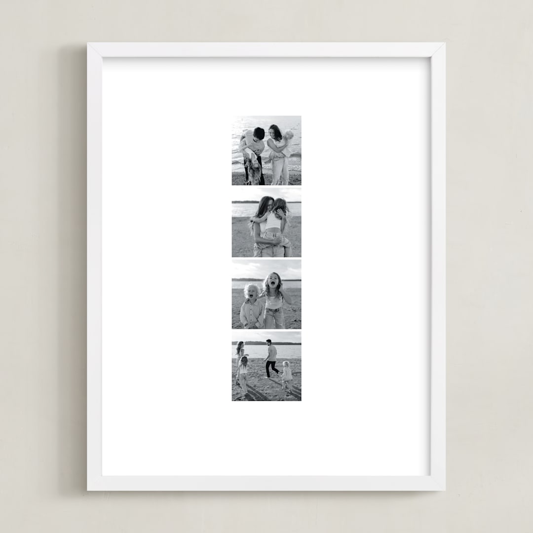 "Photo Strip: Framed Photo " - Framed Photo in White by Minted - Framed