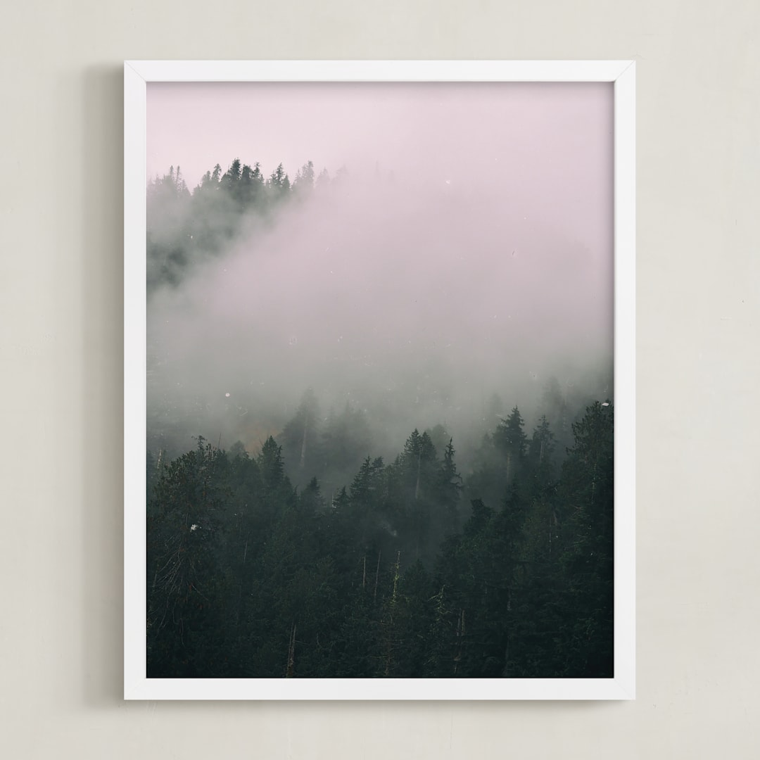 "The Mist" - Art Print in Soft by Olivia Faye Co - Framed