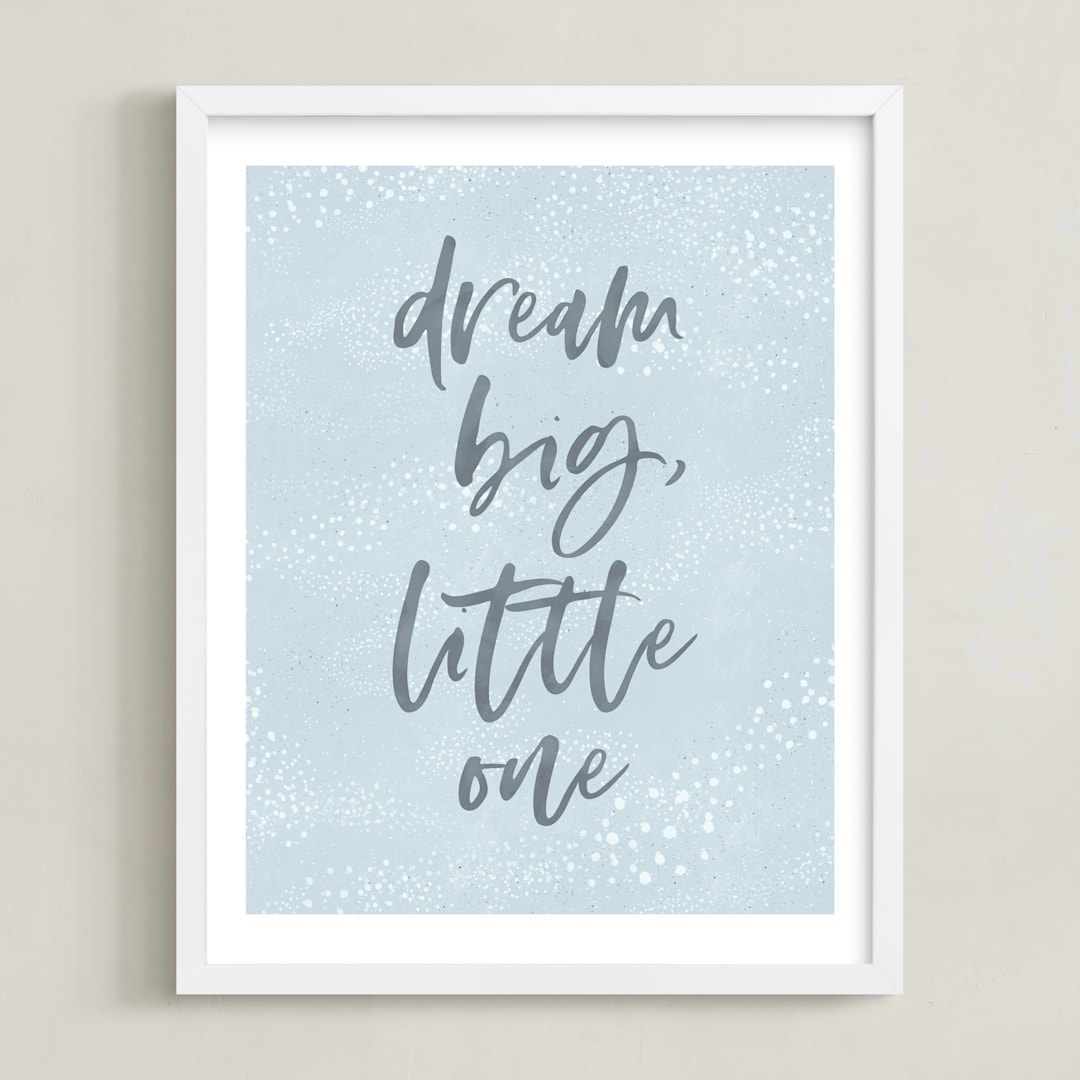 "Starry Dreams" - Art Print in Dreams by Ink Moth Creative - Framed