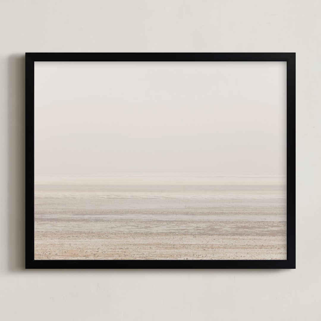 "Patagonian Winter" - Art Print in Patagonian White by Daniel Fox - Framed