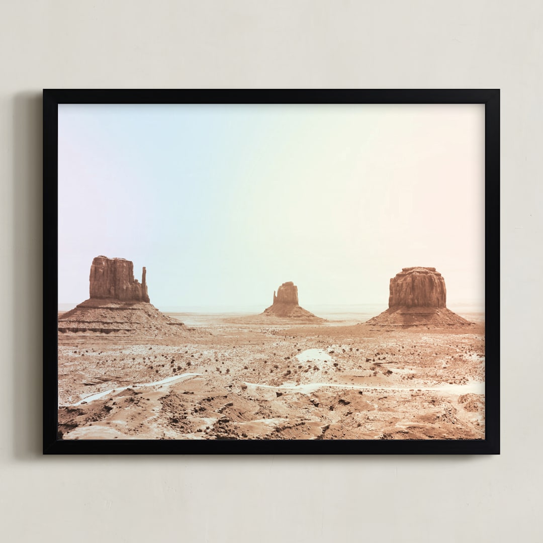 "Life on Mars" - Art Print in white by lulu and isabelle - Framed
