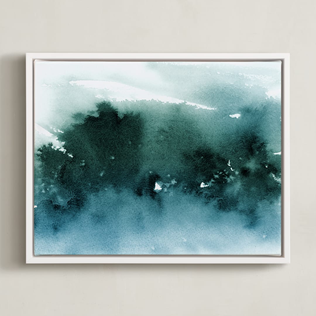 "misty forest" - Art Print in Forest by Lindsay Megahed - Framed Canvas