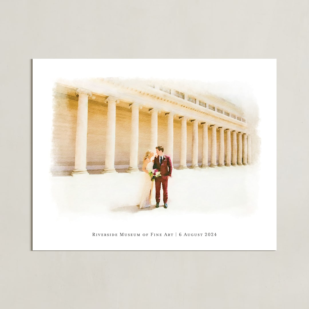 "Your Venue: Custom Print" - Custom Print in White by Minted - Unframed