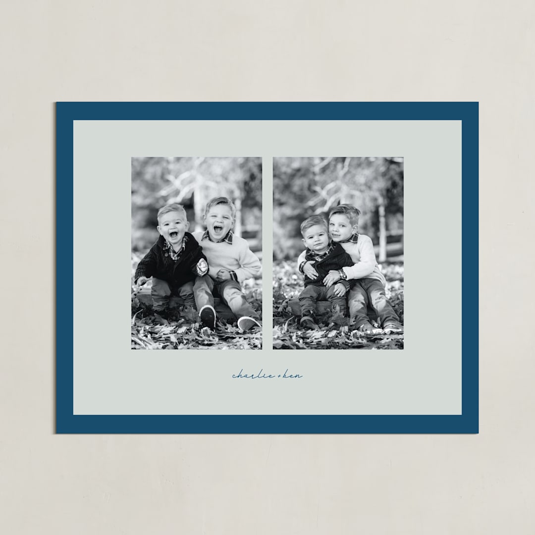 "Stacked Two Photo: Landscape Framed Photo" - Framed Photo in Winter Berry by Blustery August - Unframed