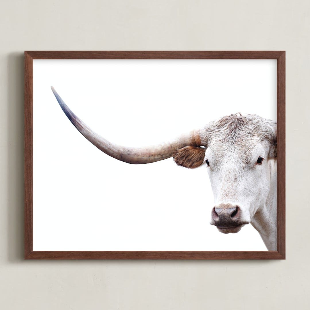 "Holden Caulfield" - Art Print in Earth by Amy Carroll - Framed