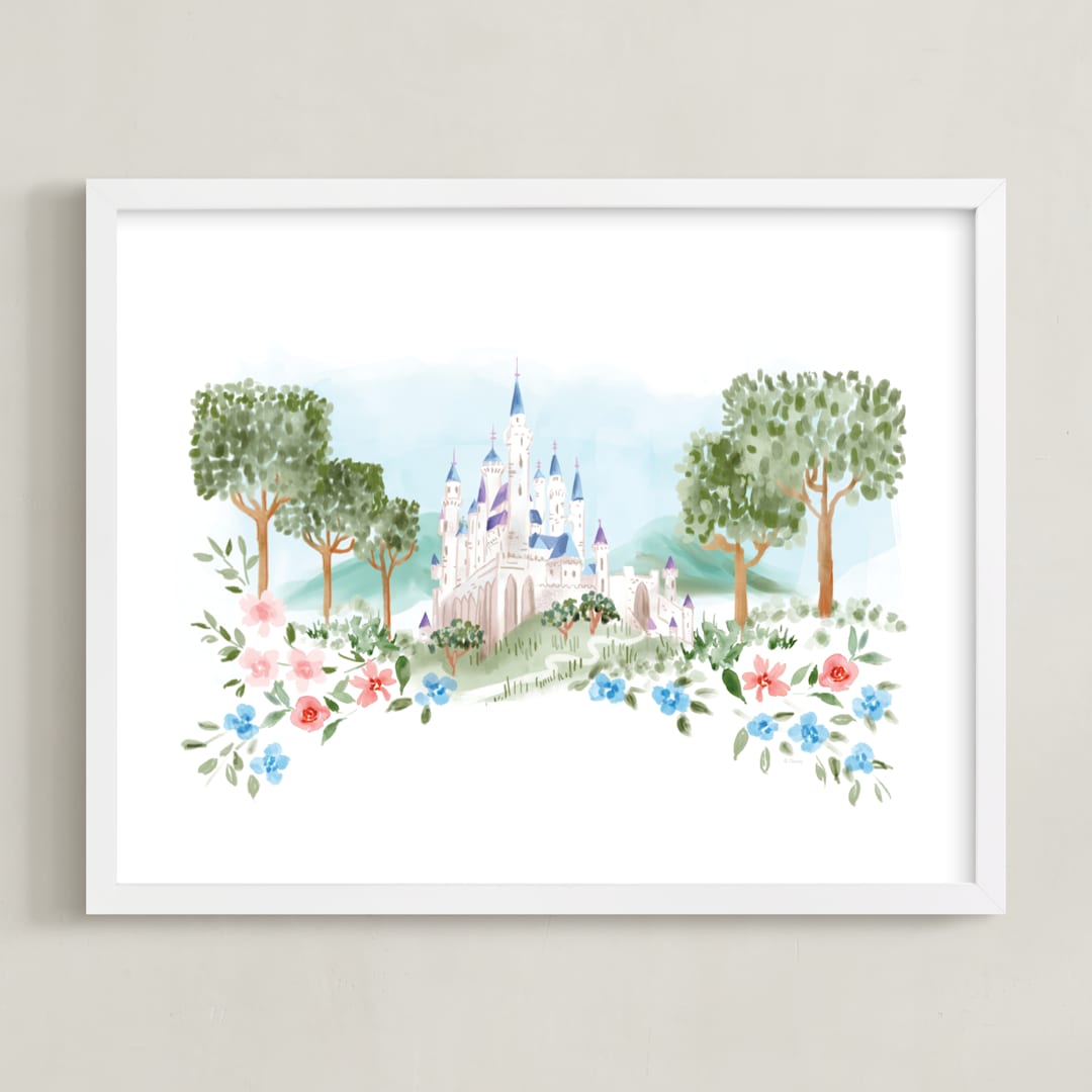"Disney's Once Upon A Dream" - Art Print in Spring by Petra Kern - Framed