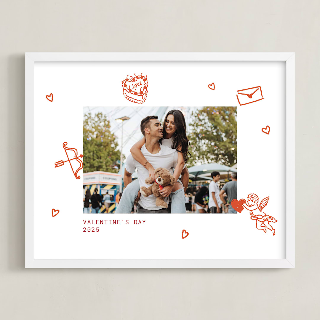 "Wings and Things: Landscape Framed Photo" - Framed Photo in Cherry by Cass Loh - Framed