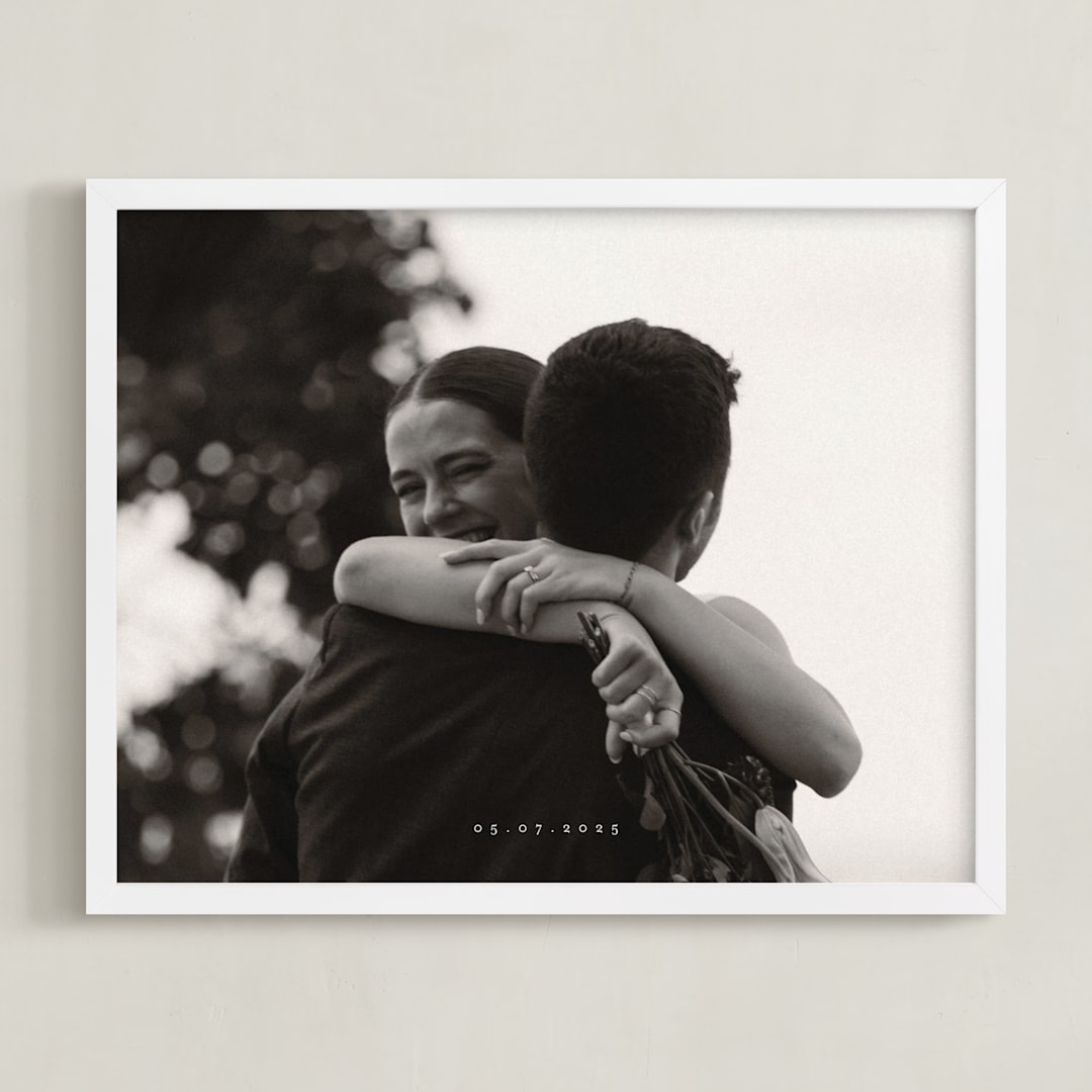 "Overlay: Landscape" - Framed Photo in Ivory by Pippa Shaw - Framed