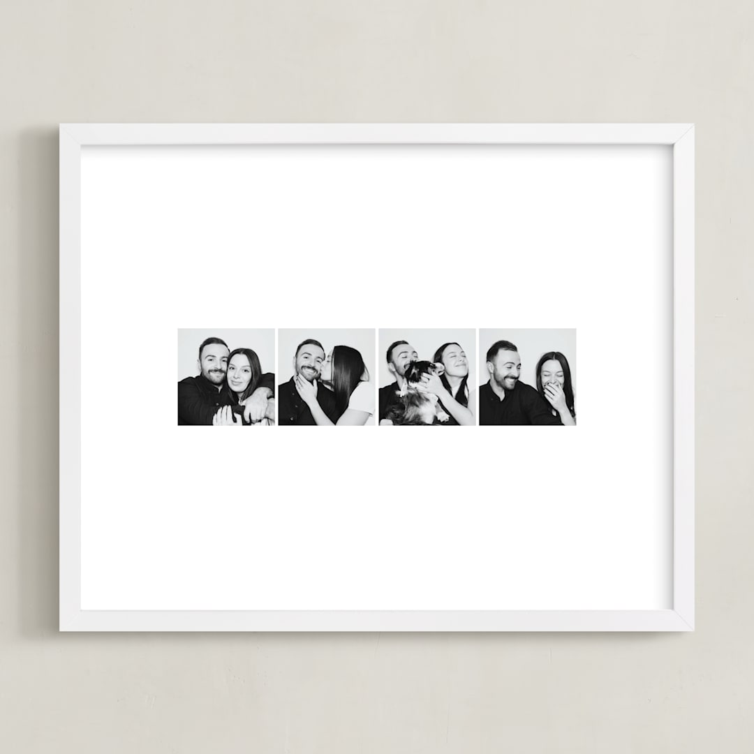 "Photo Strip: Landscape Framed Photo" - Framed Photo in White by Minted - Framed
