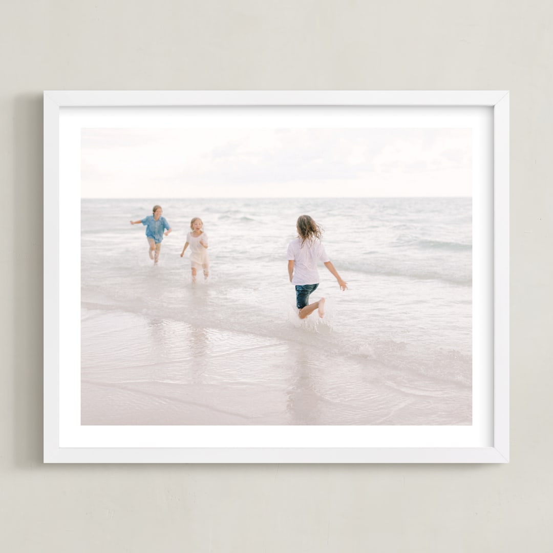 "The Big Picture" - Framed Photo in White by Minted - Framed
