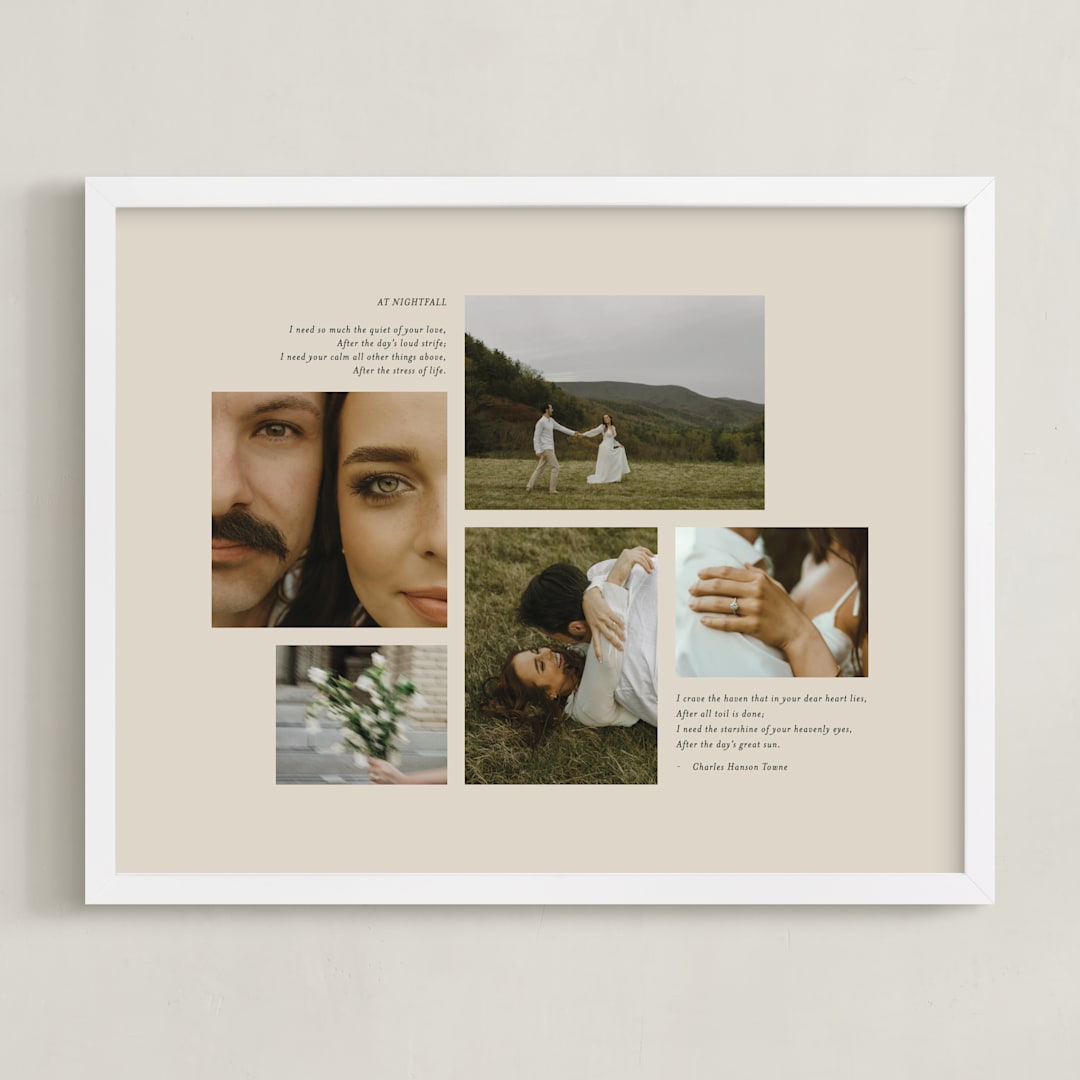 "Harmony" - Framed Photo in Crepe by Emily Sabol Goss - Framed