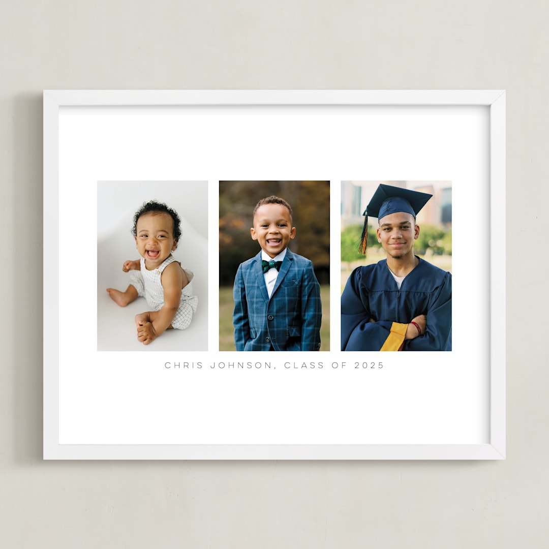 "Three Photo: Landscape Framed Photo" - Framed Photo in Brass by Lucrecia Caporale - Framed