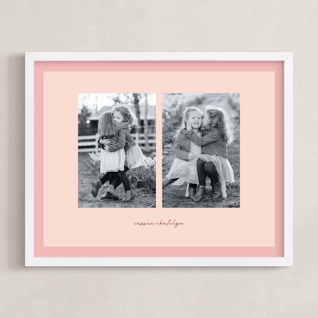 "Soft Hues Two Photo: Landscape Framed Photo" - Framed Photo in Blush by Blustery August - Framed