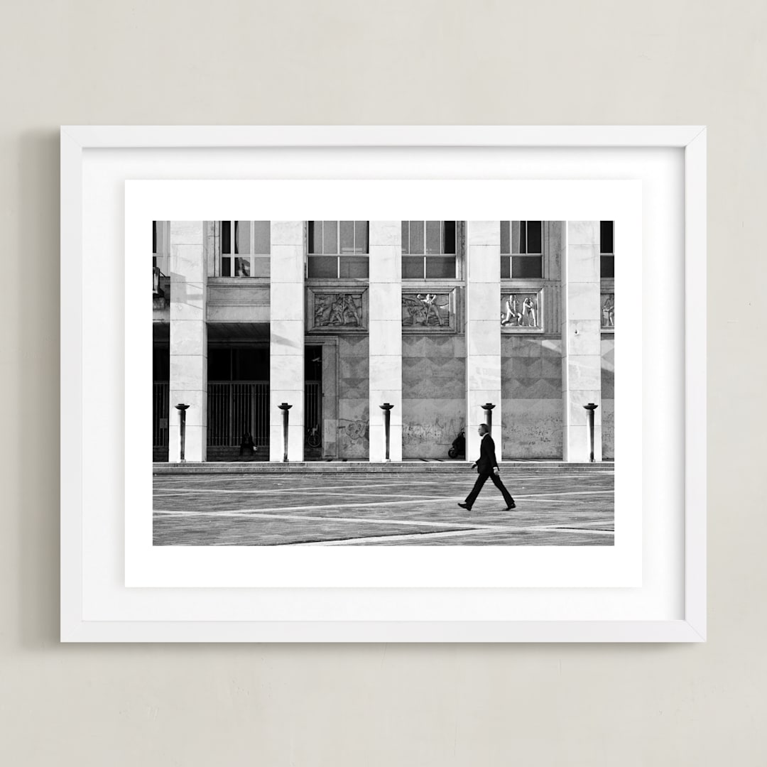 "Array" - Art Print in Urban Noir by Van Tsao - Framed