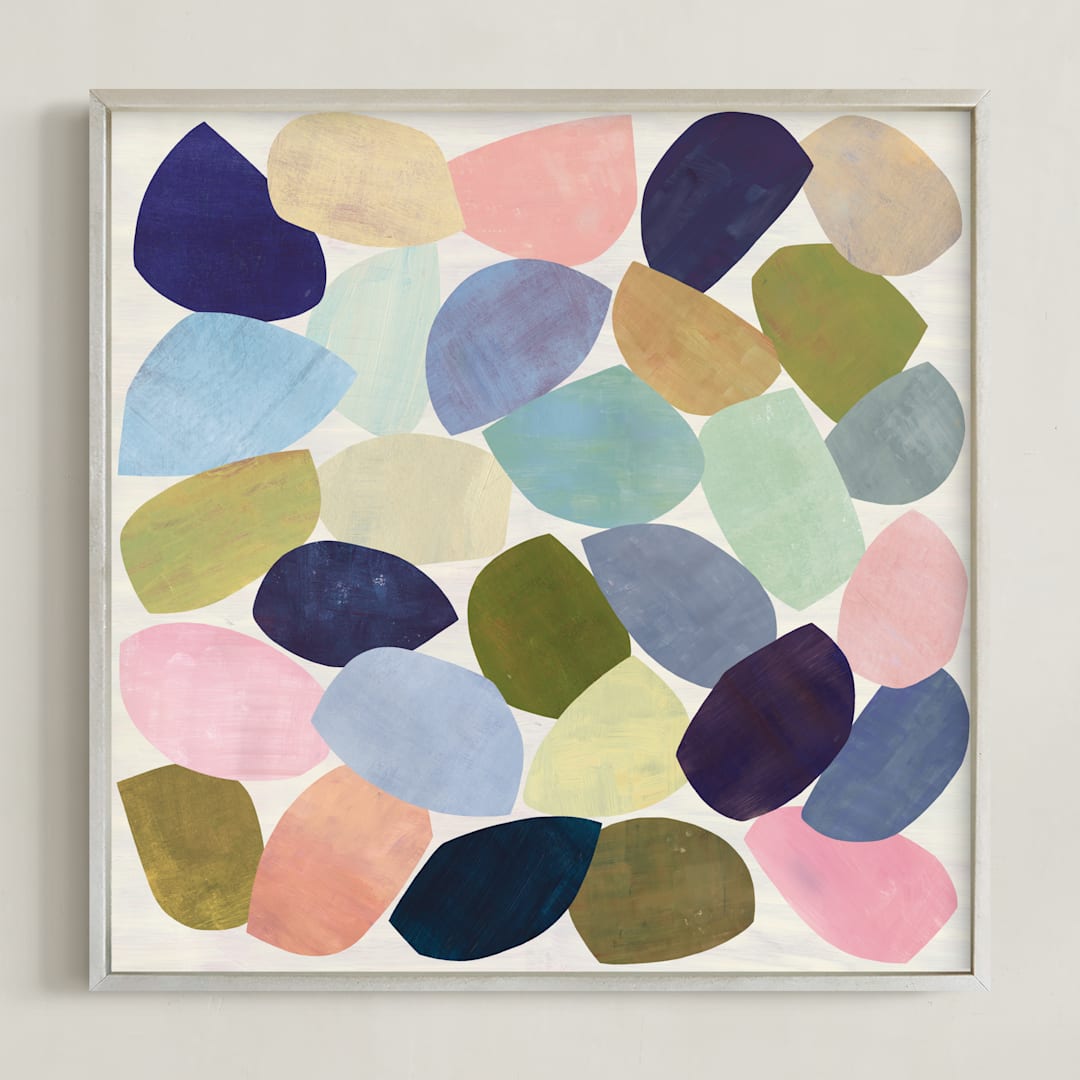 "Disarray" - Art Print in Multi by melanie mikecz - Framed