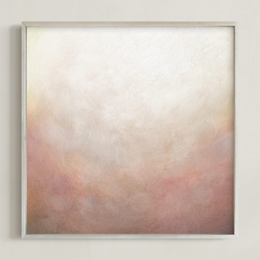 "Rise" - Art Print in tan by Lorent and Leif - Framed