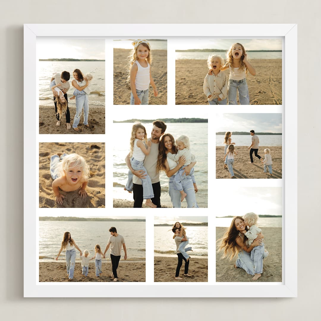 "Nine Little Moments" - Framed Photo in Cloud by Alisa Galitsyna - Framed