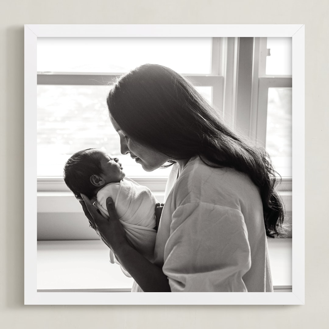 "The Big Picture: Mother's Day Framed Photo" - Framed Photo in White by Minted - Framed