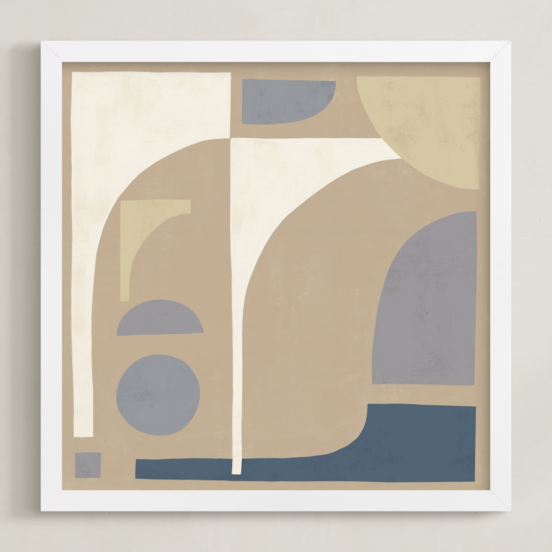"Collage One" - Art Print in Original by Jessie Burch - Framed