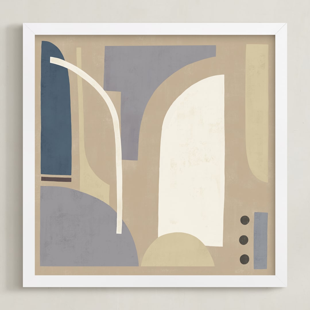 "Collage Two" - Art Print in Original by Jessie Burch - Framed