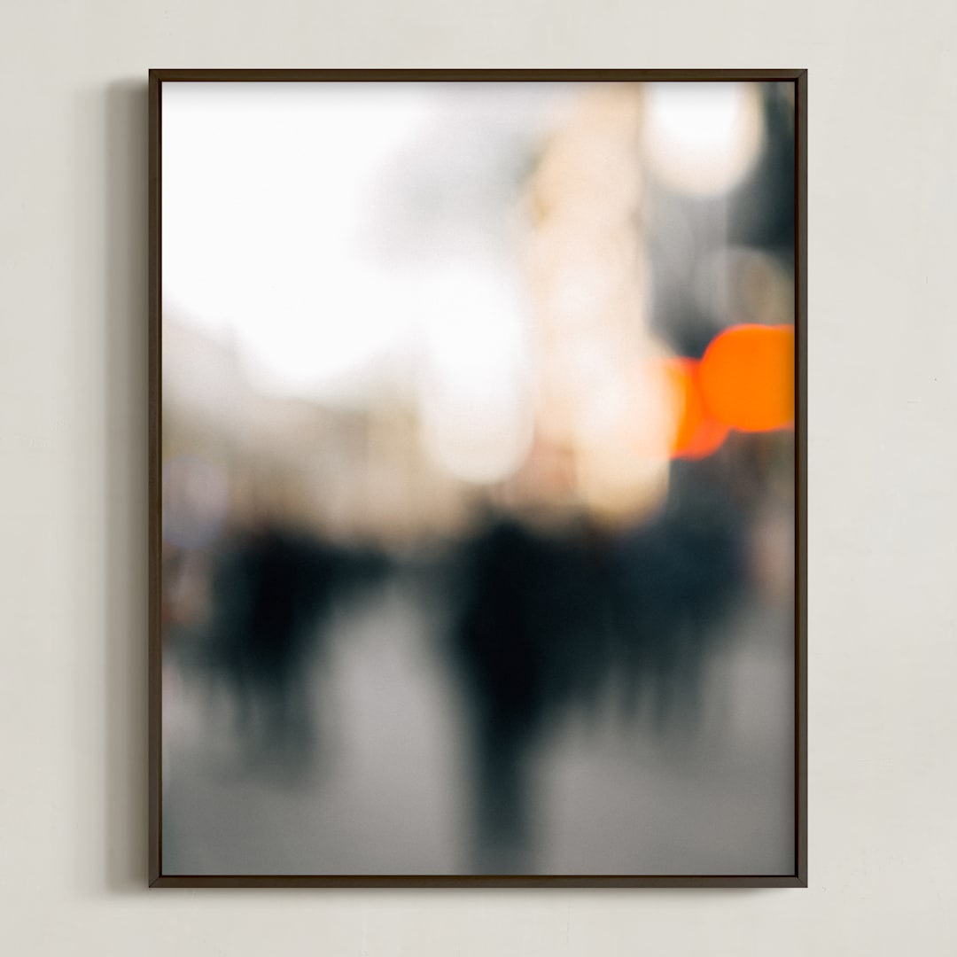 "city pulse" - Art Print in Bright by Anastasia Makarova - Framed