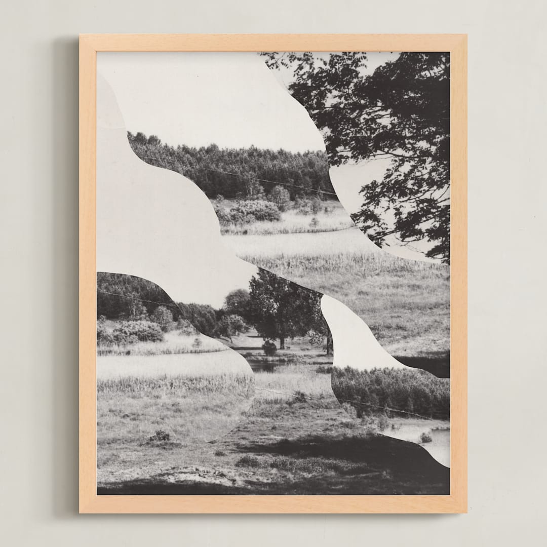 "Under the Lining II" - Art Print in Fluid by Sumak Studio - Framed