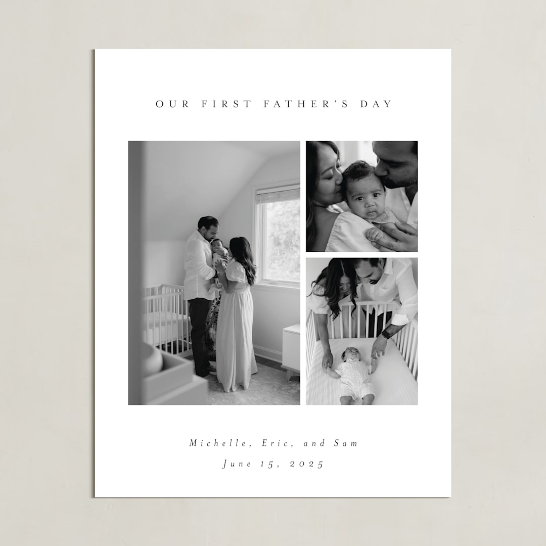 "Family Gallery: Portrait Framed Photo" - Framed Photo in Snow by Emily Sabol Goss - Unframed