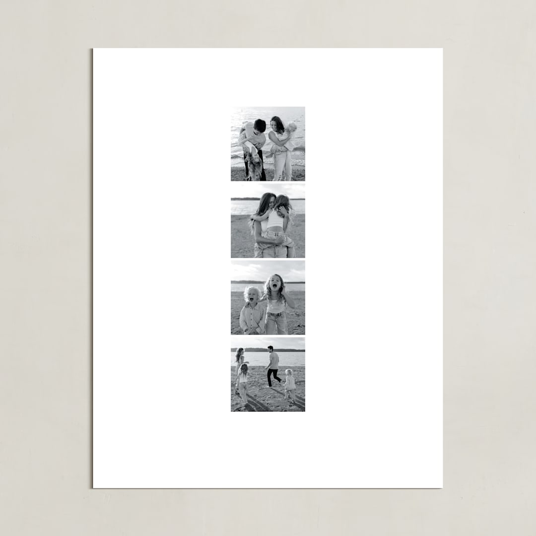 "Photo Strip: Framed Photo " - Framed Photo in White by Minted - Unframed