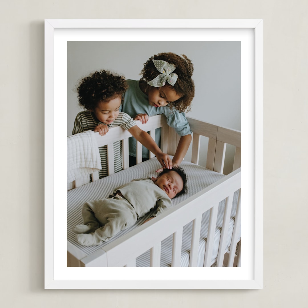 "The Big Picture: Mother's Day Framed Photo" - Framed Photo in White by Minted - Framed