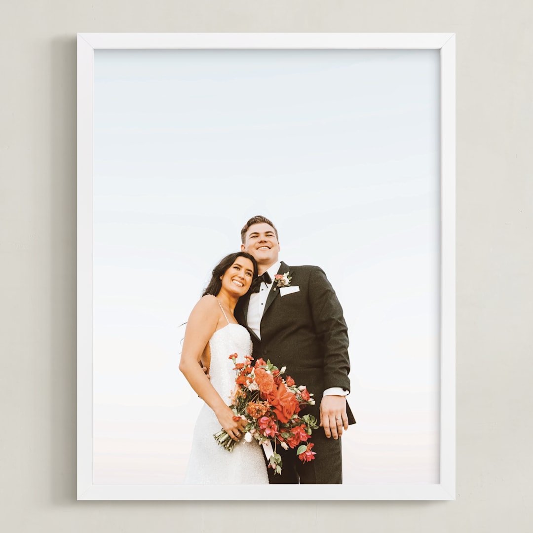 "The Big Picture: Valentine's Framed Photo" - Framed Photo in White by Minted - Framed