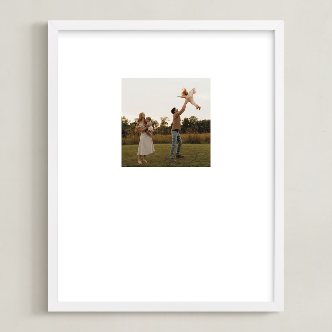 "Modern Snap: Framed Photo " - Framed Photo in White by Minted - Framed