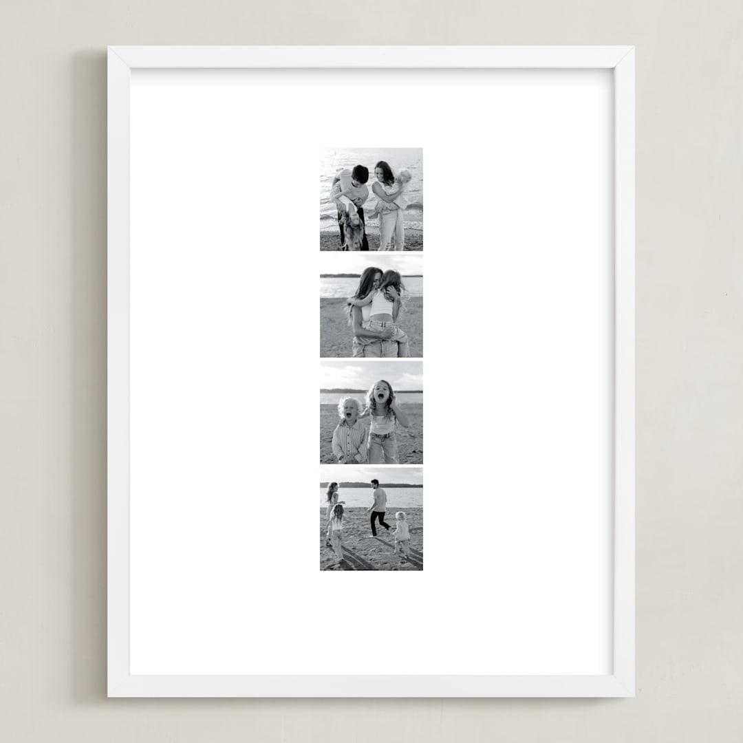 "Photo Strip: Framed Photo " - Framed Photo in White by Minted - Framed