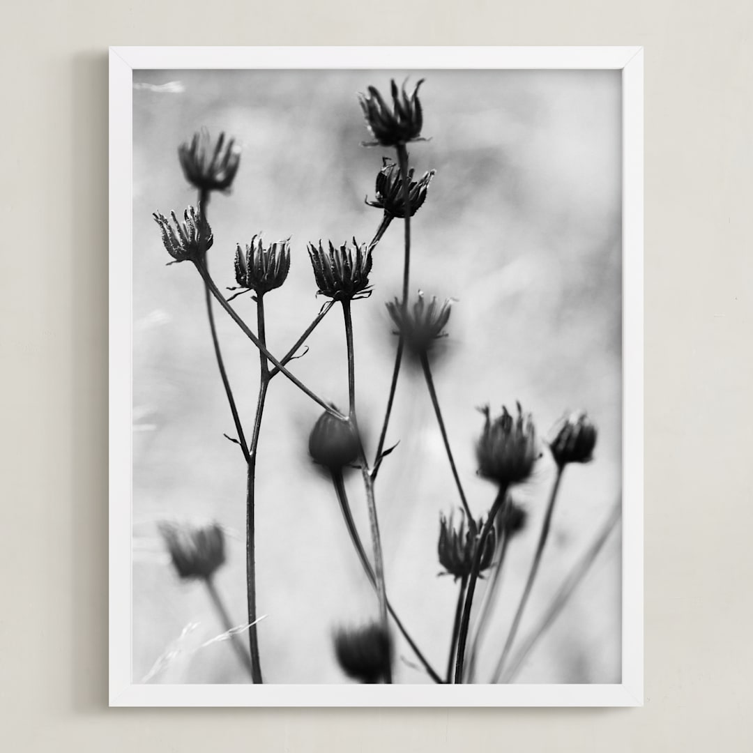 "Autumn detail" - Art Print in Fog by Magdalena Kucova - Framed