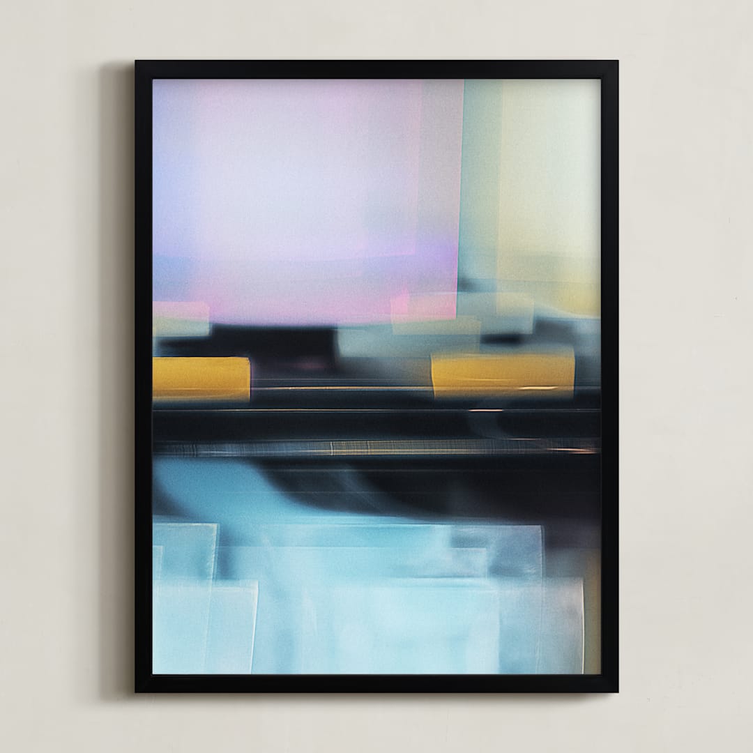 "Mirage" - Art Print in Sea Glass by Rebecca Rueth - Framed