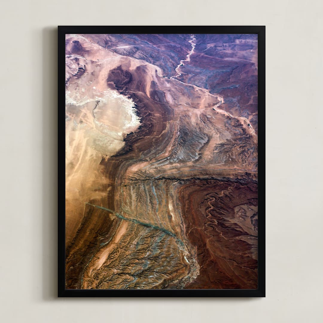 "Earth Poetry" - Art Print in Colorado Earth by Elena Kulikova - Framed