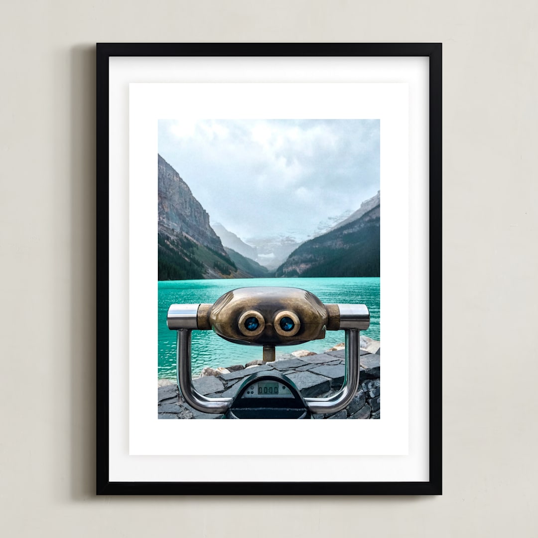 "Wild Blue Yonder" - Art Print in Glacier by Korry Brown - Framed