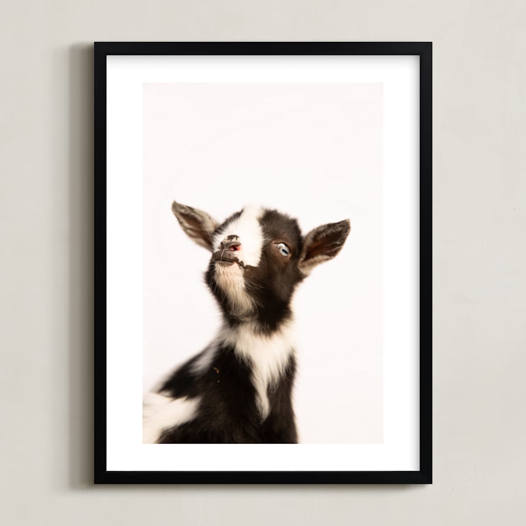 "Ivy" - Art Print in Black & white by Jani Blake - Framed