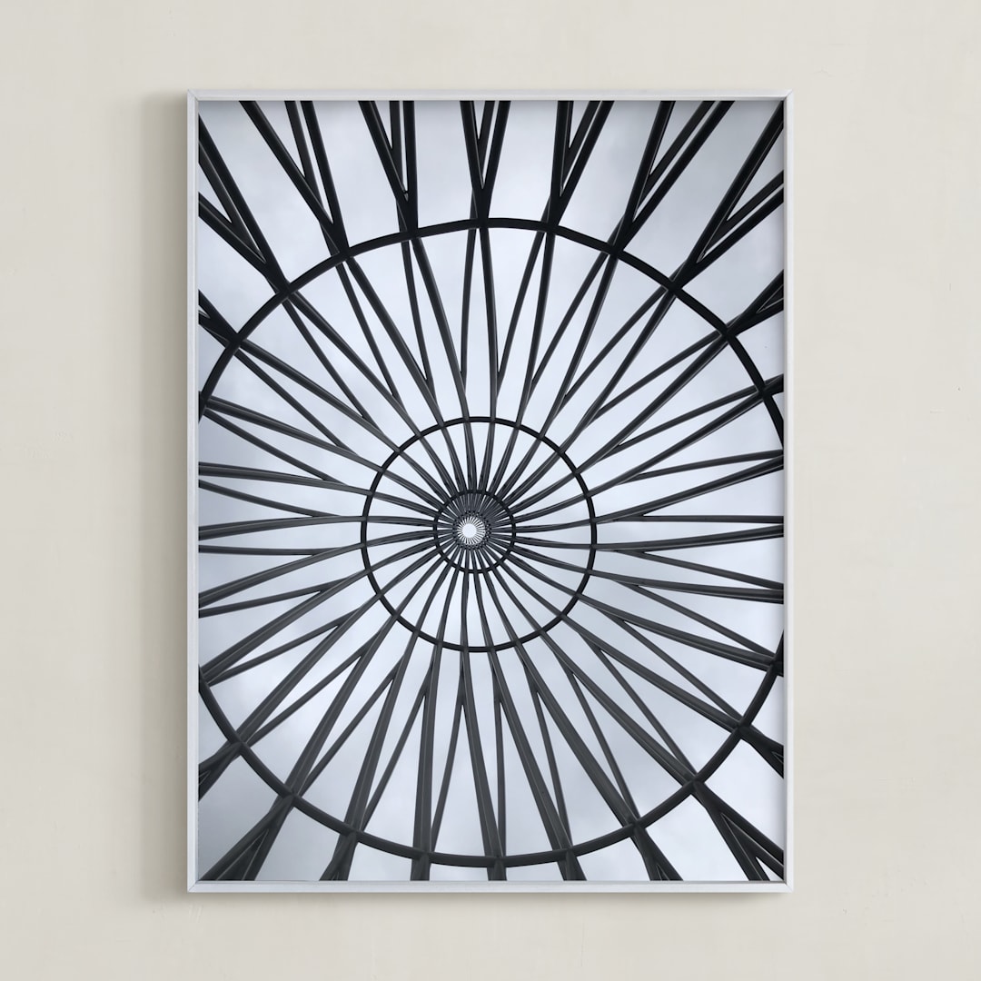 "The Rising II" - Art Print in Cloud by Zhay Smith - Framed