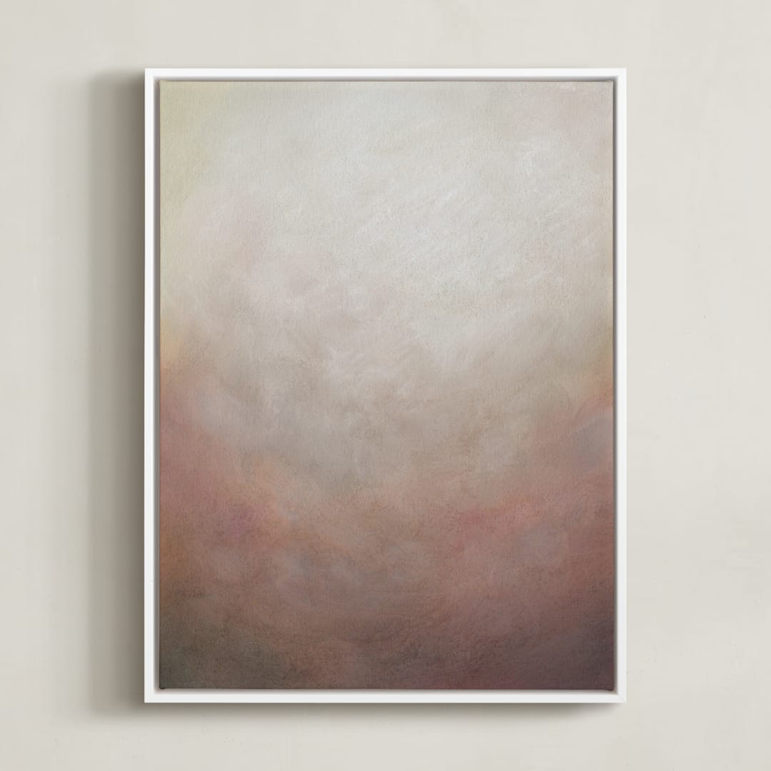 "Rise" - Art Print in Cinnamon by Lorent and Leif - Framed Canvas