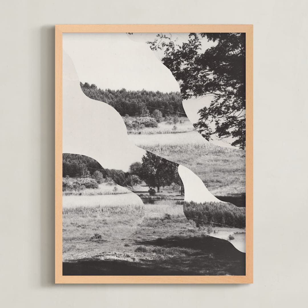 "Under the Lining II" - Art Print in Fluid by Sumak Studio - Framed