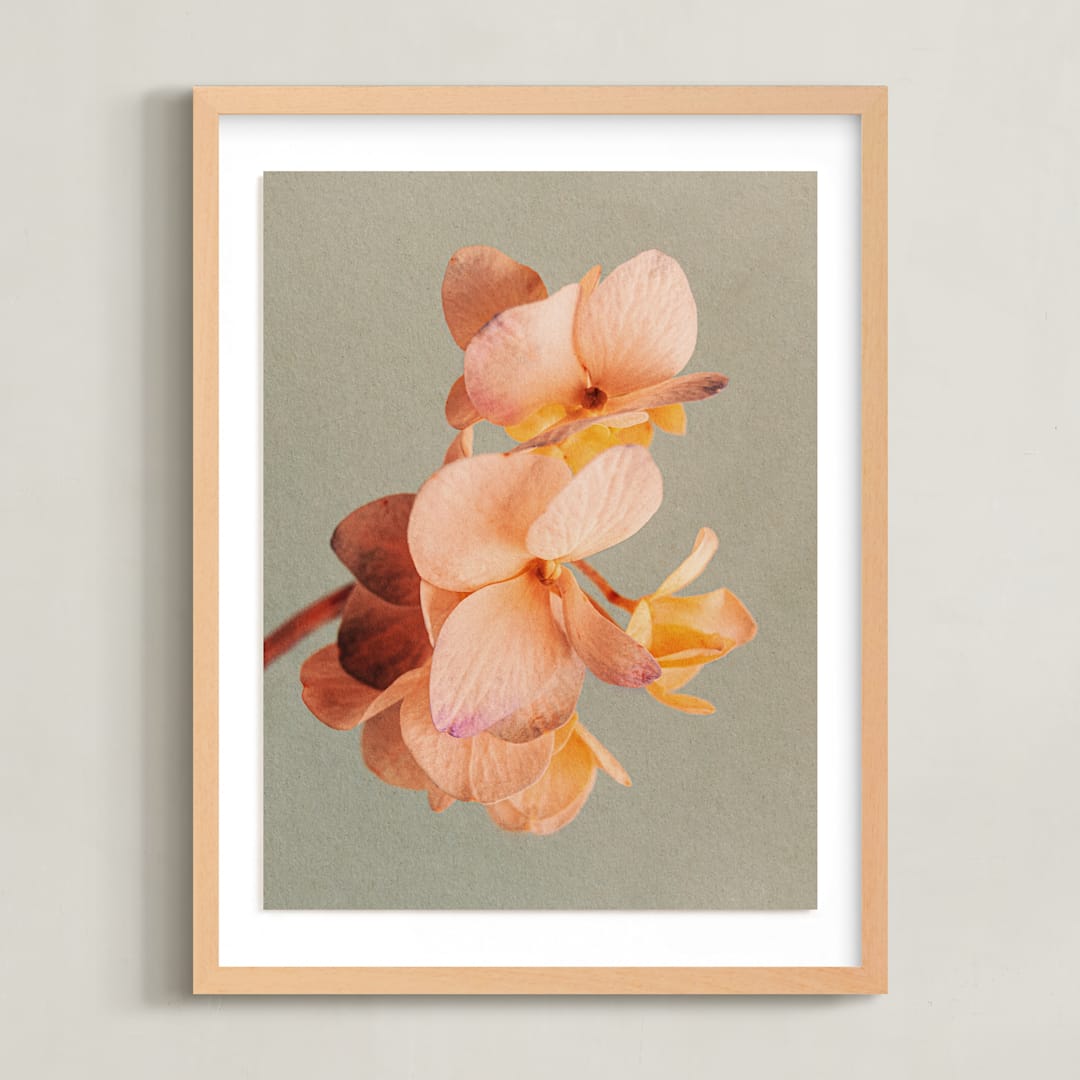 "The Beauty Within" - Art Print in Sage by Paola Benenati - Framed