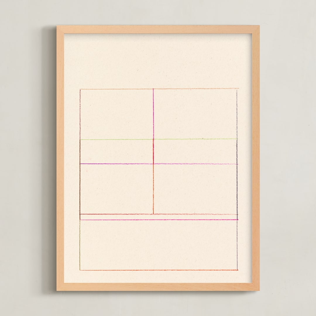 "Windows 2" - Art Print in Clear by Sumak Studio - Framed