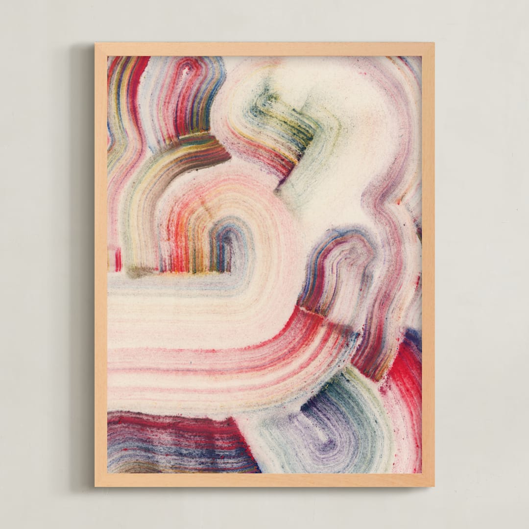 "clouds of color II" - Art Print in Cumulus by Sumak Studio - Framed